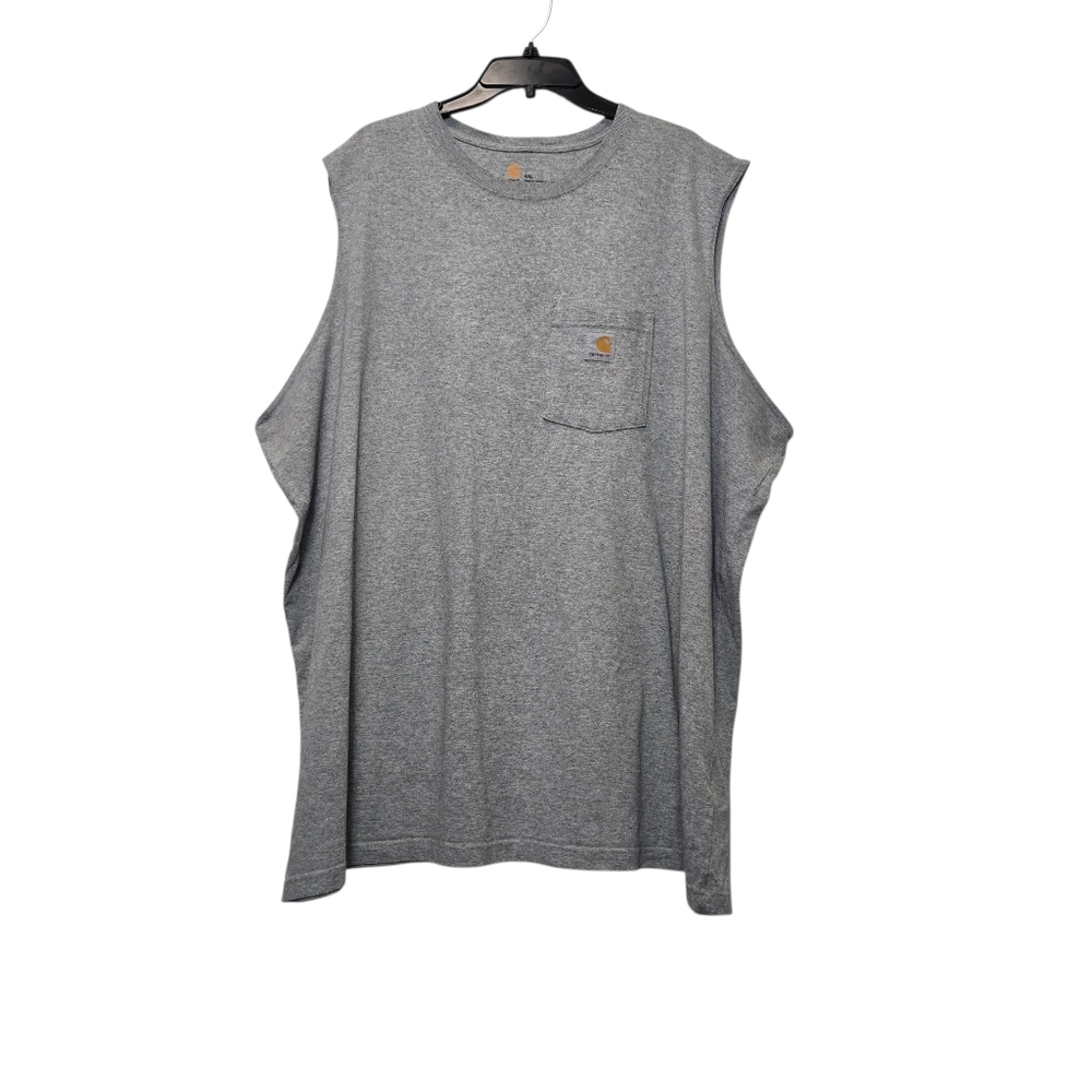 Carhartt Gray Relaxed Pocket Tee - Size 4XL